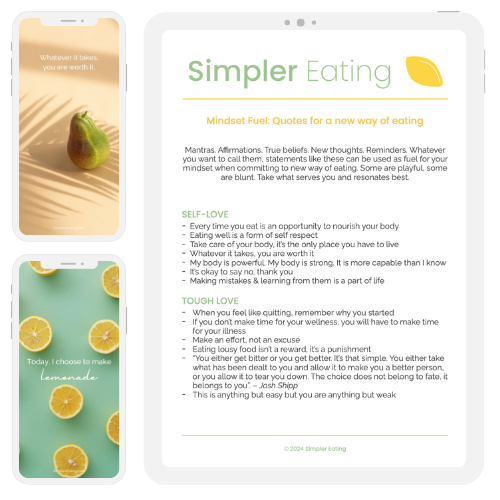 Affirmations and mantras to support those on the Specific Carbohydrate Diet (SCD). SCD recipes, paleo recipes, grain-free, dairy-free, refined sugar-free.